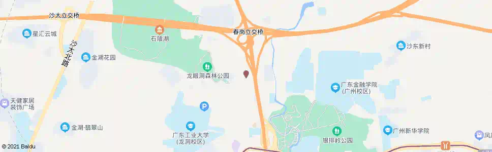 广州龙洞北_公交站地图_广州公交_妙搜公交查询2025