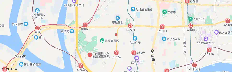 广州华贵路_公交站地图_广州公交_妙搜公交查询2025