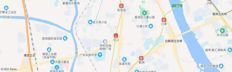 广州坑口站_公交站地图_广州公交_妙搜公交查询2025