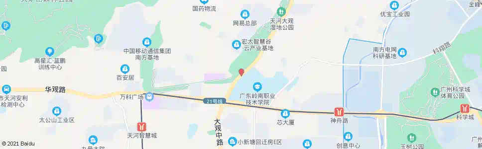 广州大观路_公交站地图_广州公交_妙搜公交查询2025