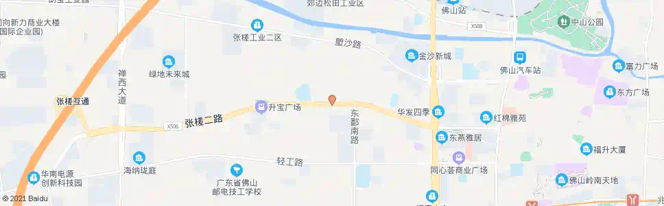 广州张槎三路_公交站地图_广州公交_妙搜公交查询2025