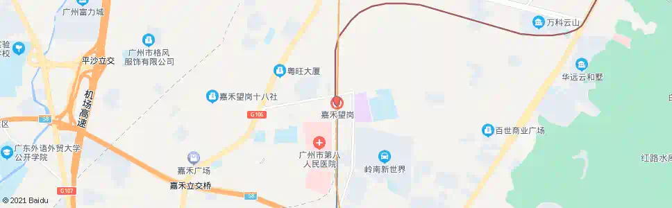 广州地铁嘉禾望岗站总站_公交站地图_广州公交_妙搜公交查询2025