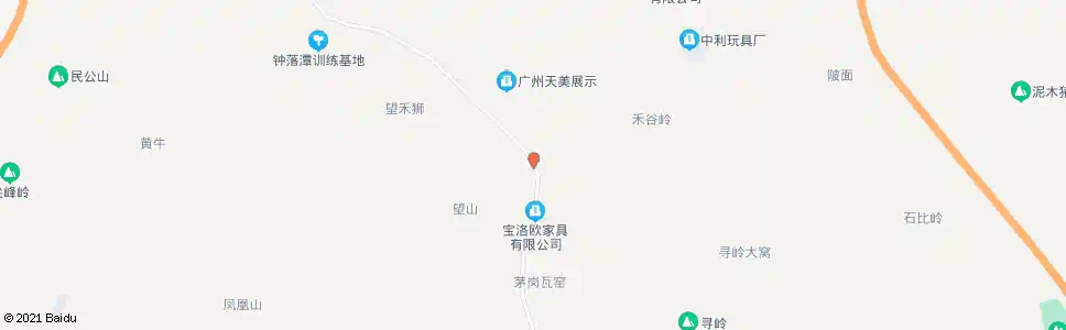 广州钟落潭茅岗村_公交站地图_广州公交_妙搜公交查询2025