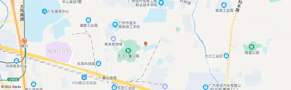 广州天河儿童公园北门总站_公交站地图_广州公交_妙搜公交查询2025