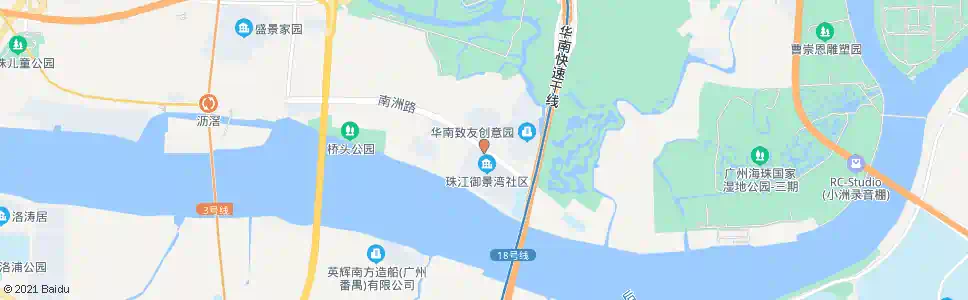 广州大沙村东_公交站地图_广州公交_妙搜公交查询2025
