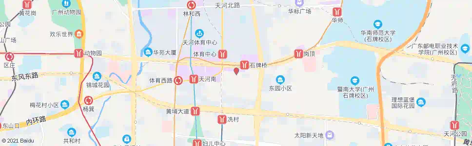 广州天河公交场总站_公交站地图_广州公交_妙搜公交查询2025
