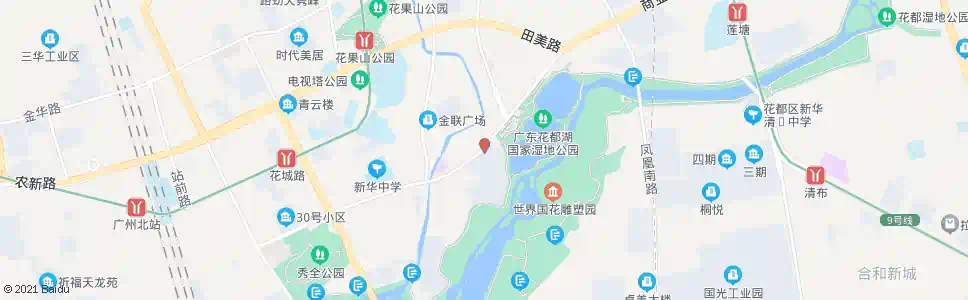 广州花都湖(总站)_公交站地图_广州公交_妙搜公交查询2025