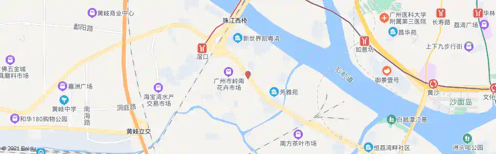 广州芳村大道西_公交站地图_广州公交_妙搜公交查询2025