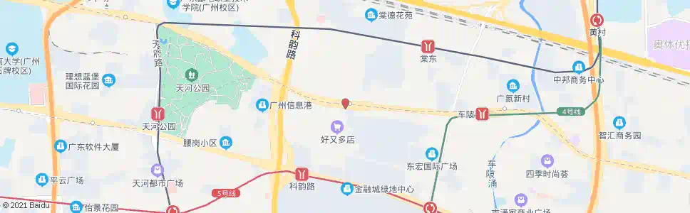 广州科新路_公交站地图_广州公交_妙搜公交查询2025