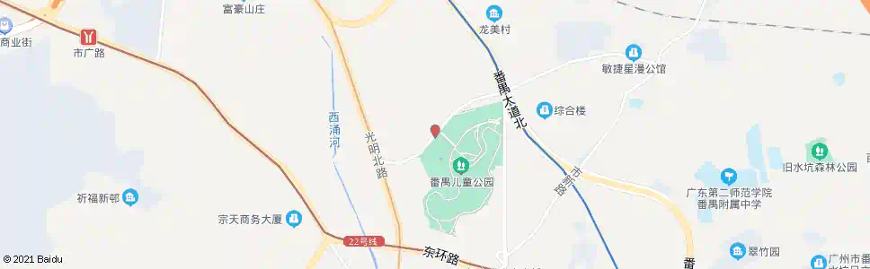 广州星海青少宫_公交站地图_广州公交_妙搜公交查询2025