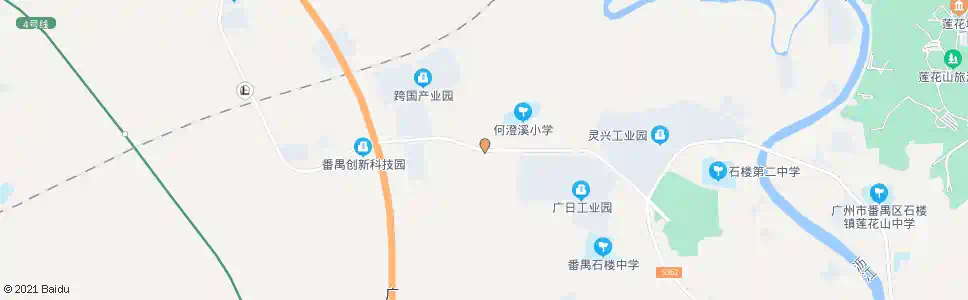 广州岳溪村_公交站地图_广州公交_妙搜公交查询2025