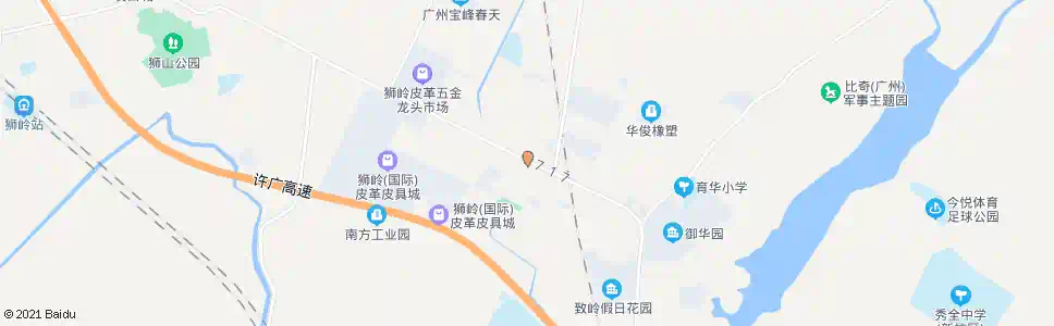 广州合成村(狮岭大道)_公交站地图_广州公交_妙搜公交查询2025