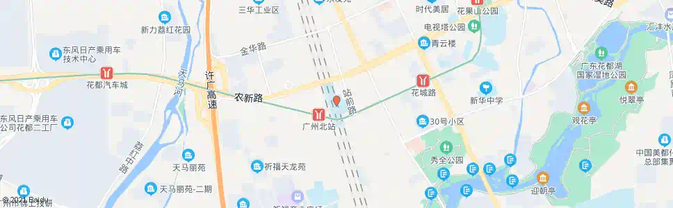 广州盐步大道北_公交站地图_广州公交_妙搜公交查询2025