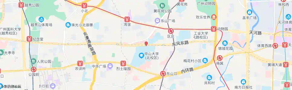 广州执信路_公交站地图_广州公交_妙搜公交查询2025