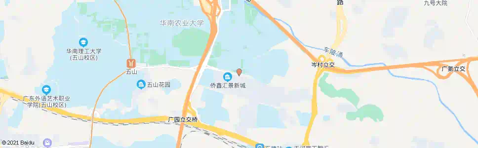 广州汇景北路总站_公交站地图_广州公交_妙搜公交查询2025