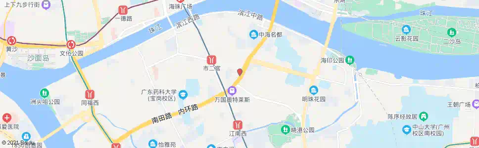 广州基立下道_公交站地图_广州公交_妙搜公交查询2025