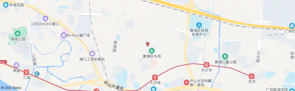 广州茅岗公寓_公交站地图_广州公交_妙搜公交查询2025