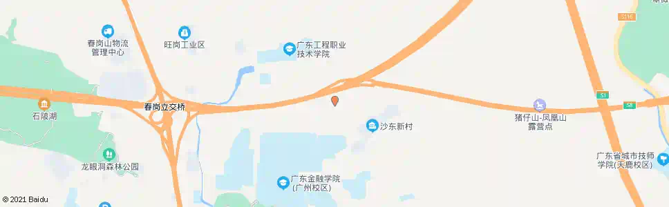 广州凤凰公司_公交站地图_广州公交_妙搜公交查询2025