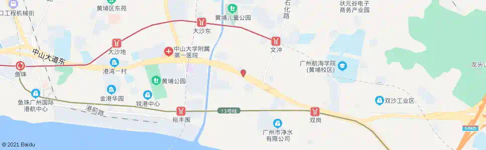 广州石化路口_公交站地图_广州公交_妙搜公交查询2025