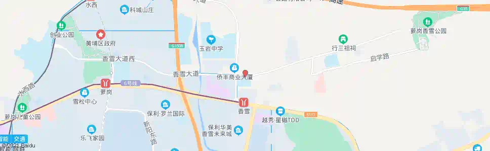 广州香雪大道图书馆北门_公交站地图_广州公交_妙搜公交查询2025