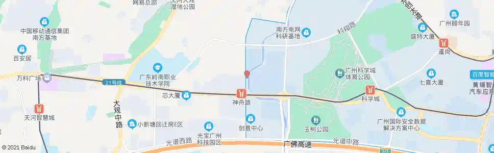 广州神舟路中_公交站地图_广州公交_妙搜公交查询2025