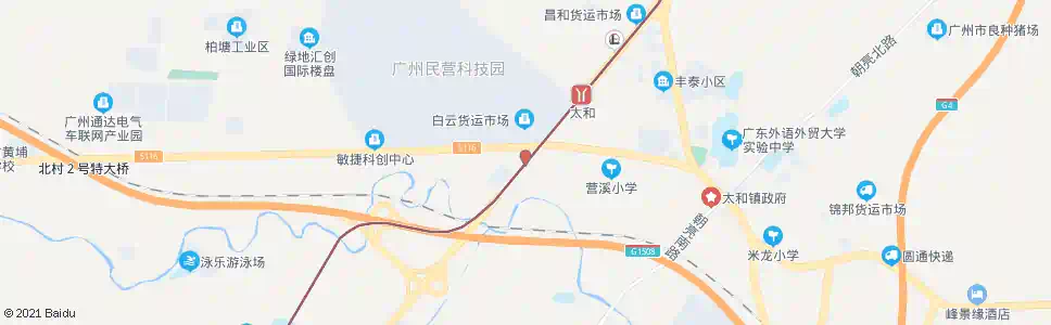 广州营溪村_公交站地图_广州公交_妙搜公交查询2025