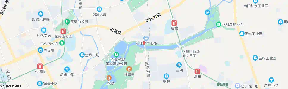 广州凤凰大桥脚_公交站地图_广州公交_妙搜公交查询2025