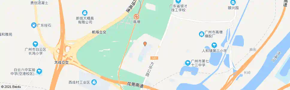 广州人和华成路中_公交站地图_广州公交_妙搜公交查询2025