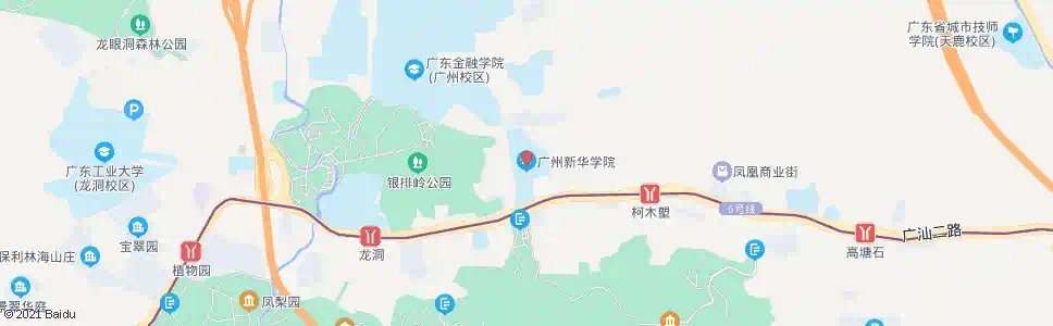 广州中大新华学院总站(东莞校区)_公交站地图_广州公交_妙搜公交查询2025