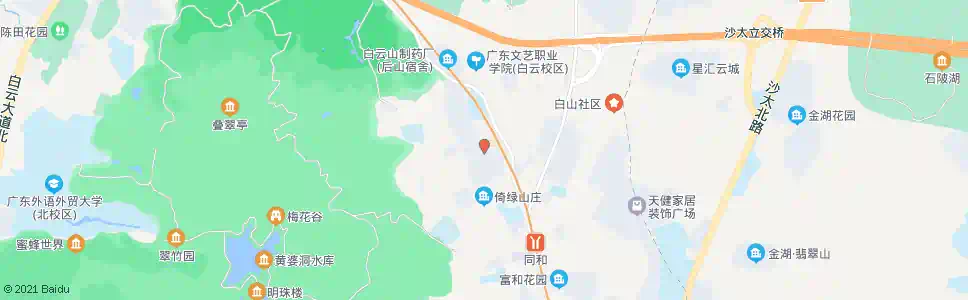 广州倚绿山庄_公交站地图_广州公交_妙搜公交查询2025