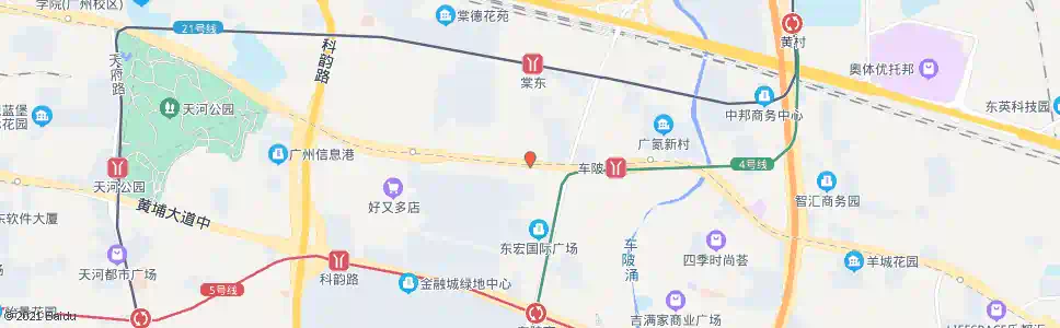 广州天朗明居_公交站地图_广州公交_妙搜公交查询2025