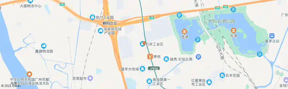 广州滘心工业区_公交站地图_广州公交_妙搜公交查询2025