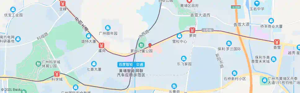广州开创大道(中大岭南医院)_公交站地图_广州公交_妙搜公交查询2025