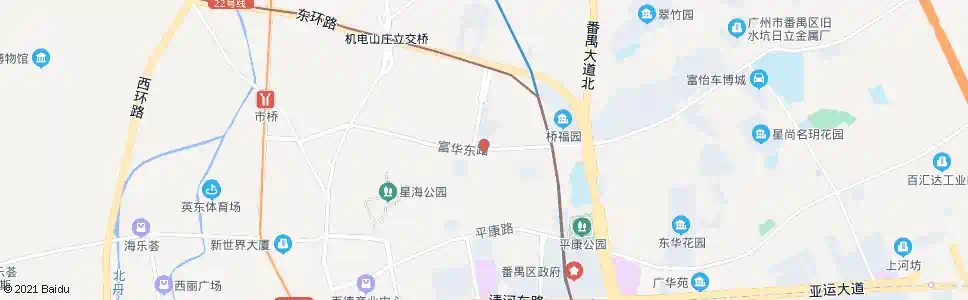 广州沙墟一村_公交站地图_广州公交_妙搜公交查询2025