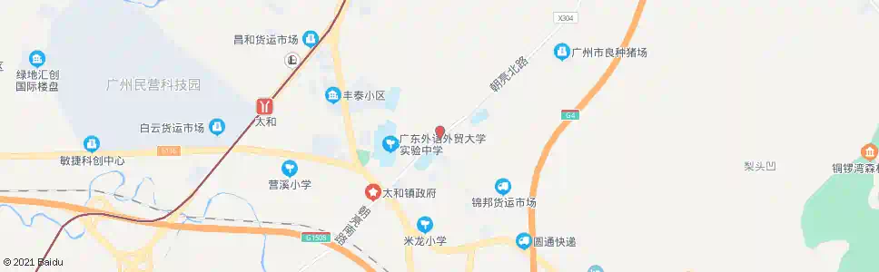 广州长新路口_公交站地图_广州公交_妙搜公交查询2025