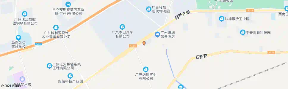 广州加工场_公交站地图_广州公交_妙搜公交查询2025