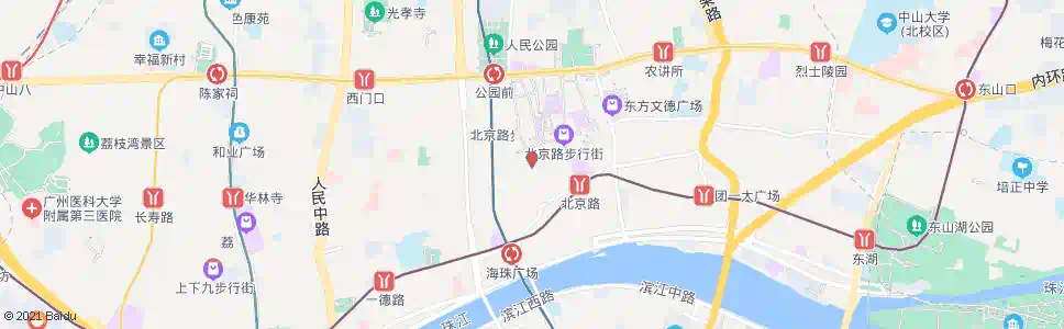 广州大南路_公交站地图_广州公交_妙搜公交查询2025