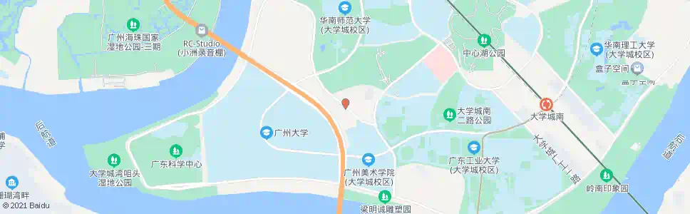 广州市国家档案馆南(大学城)_公交站地图_广州公交_妙搜公交查询2025