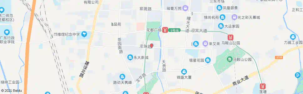 广州钻石花园_公交站地图_广州公交_妙搜公交查询2025