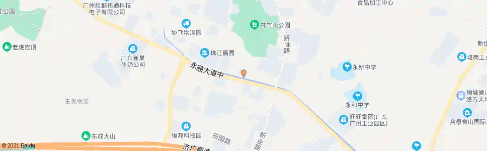 广州摇田河路中_公交站地图_广州公交_妙搜公交查询2025