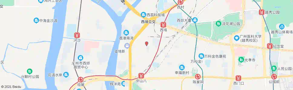 广州河柳街口_公交站地图_广州公交_妙搜公交查询2025