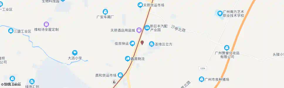 广州建业北路西_公交站地图_广州公交_妙搜公交查询2025