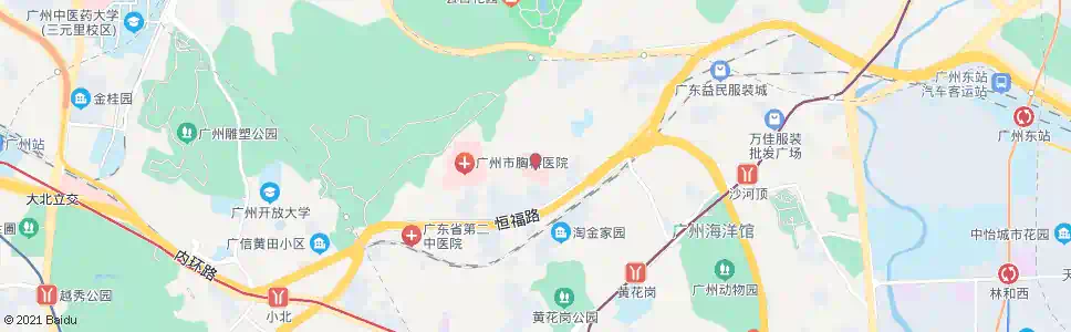 广州肿瘤医院_公交站地图_广州公交_妙搜公交查询2025