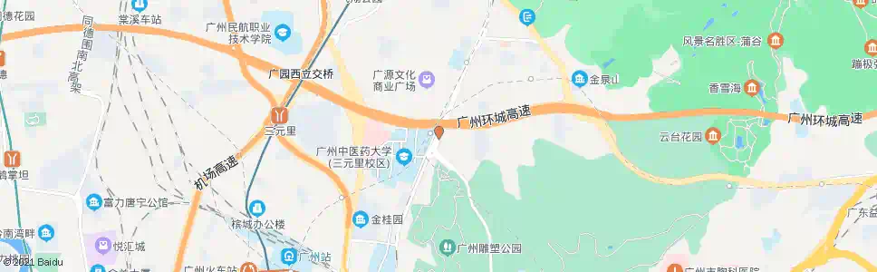广州童心北_公交站地图_广州公交_妙搜公交查询2025