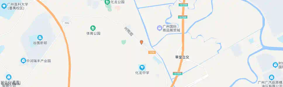 广州富裕围_公交站地图_广州公交_妙搜公交查询2025