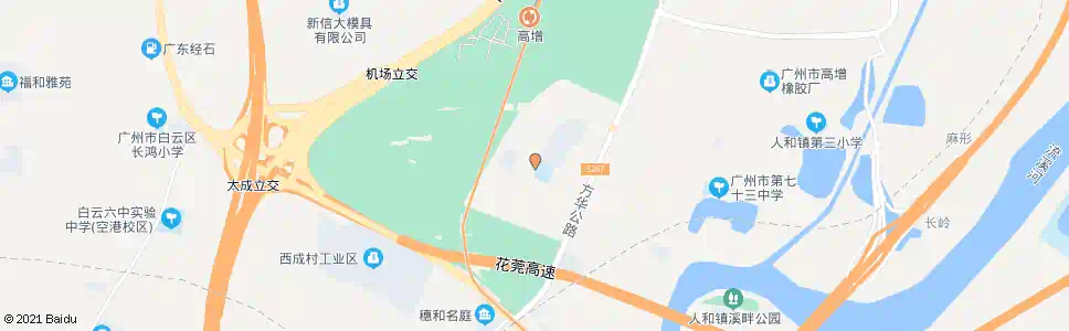 广州人和华成路(新村公园)_公交站地图_广州公交_妙搜公交查询2025