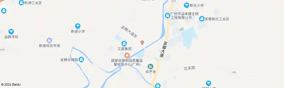 广州旗岭市场_公交站地图_广州公交_妙搜公交查询2025