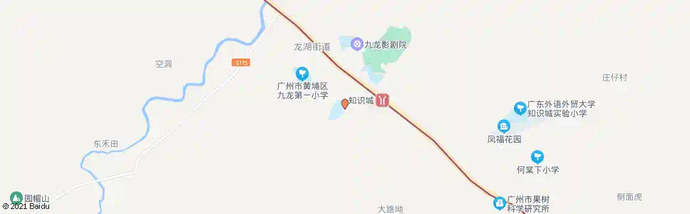 广州九佛二中_公交站地图_广州公交_妙搜公交查询2025