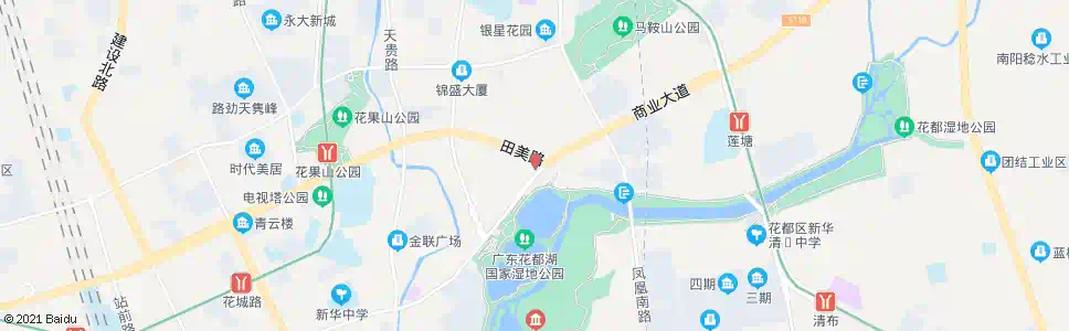 广州宝田加油站_公交站地图_广州公交_妙搜公交查询2025