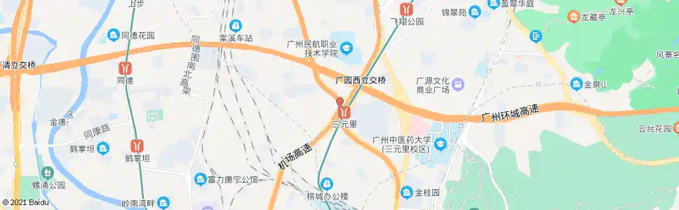 广州地铁三元里站(C2出口)_公交站地图_广州公交_妙搜公交查询2025